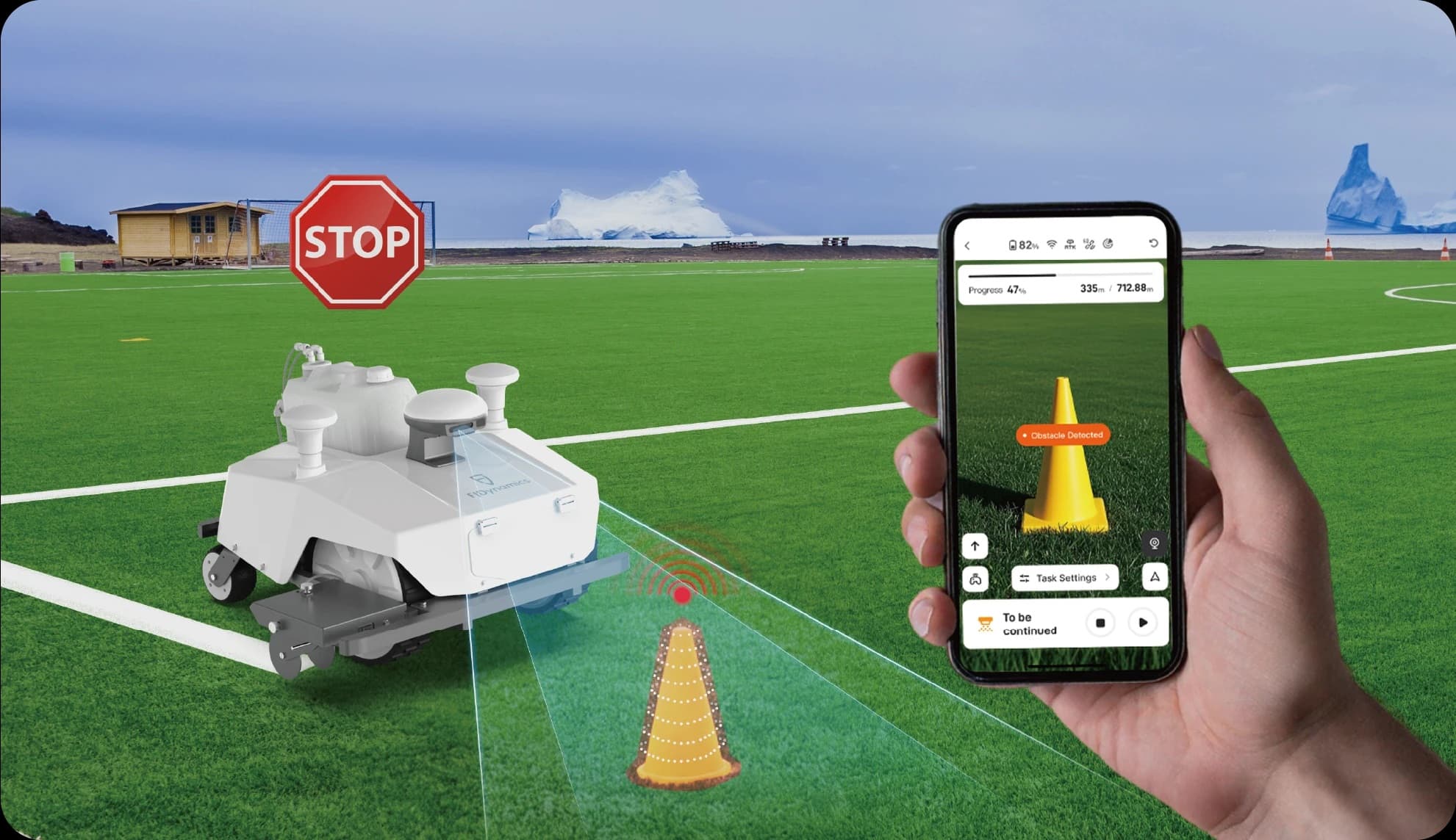 FJD PaintMaster Pro RLM01 robotiškas linijos žymeklis