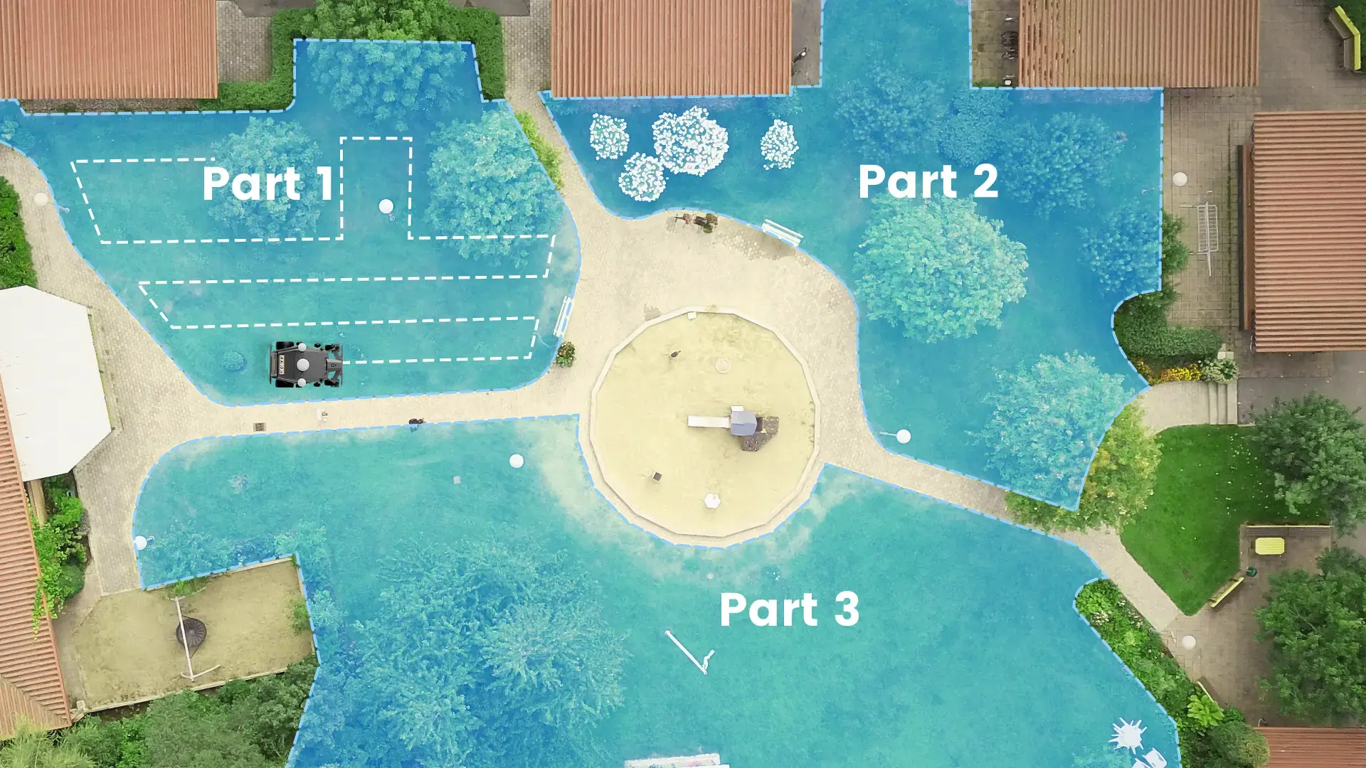 Vieno mygtuko paspaudimu valdomi keli laukai